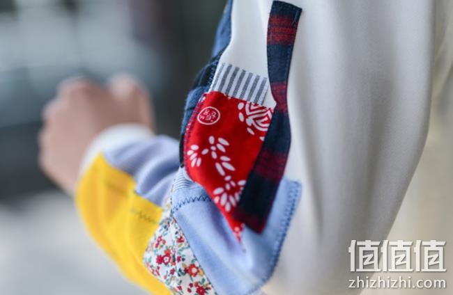 花布拼接，迈克菲恩 男士 潮流 套头卫衣 券后123元包邮（吊牌248元） 值值值-买手聚集的地方