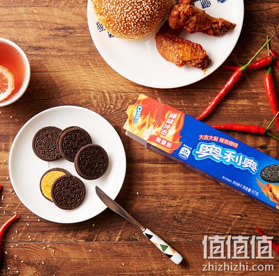 新口味？97g x6件，Oreo奥利奥   辣鸡翅味 夹心饼干 18元 值值值-买手聚集的地方