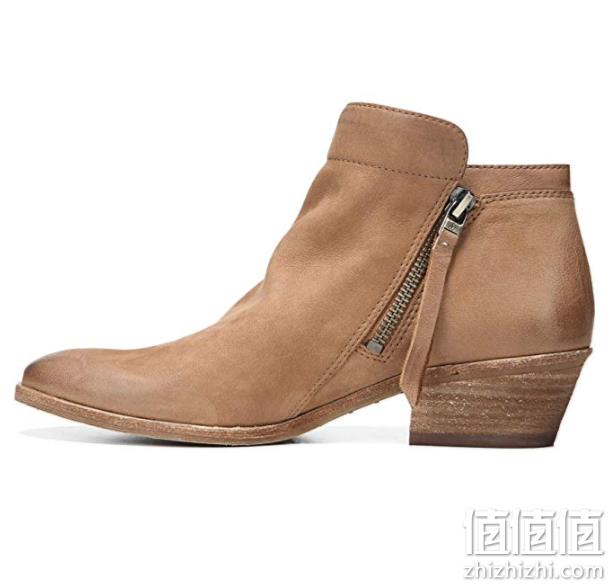 Sam Edelman 女士Packer真皮粗跟短靴 F3071L 374.4元包邮 值值值-买手聚集的地方