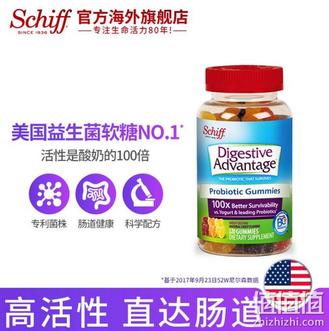 活性是酸奶100倍 还会便秘？美国 120粒x2件 DA益生菌软糖 券后145元包邮（京东436元） 值值值-买手聚集的地方