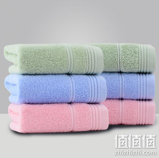2件x6条 洁丽雅 97g 纯棉毛巾 72x34cm 59.8元（超市105元每件） 值值值-买手聚集的地方