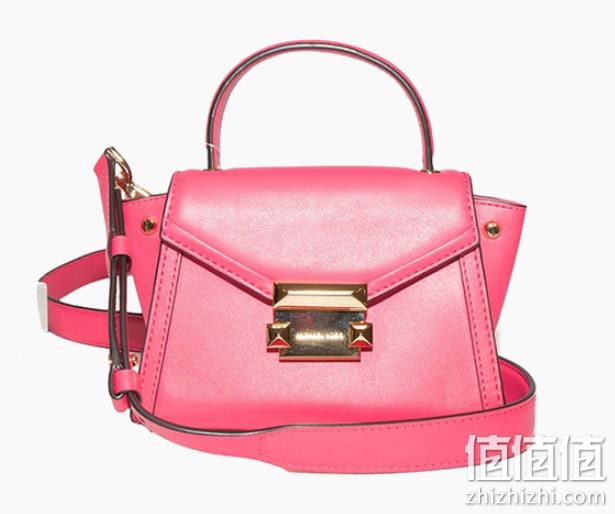 杨幂款：MICHAEL KORS  女士迷你手提斜挎包 玫红色 849元包邮包税（吊牌价2499元） 值值值-买手聚集的地方