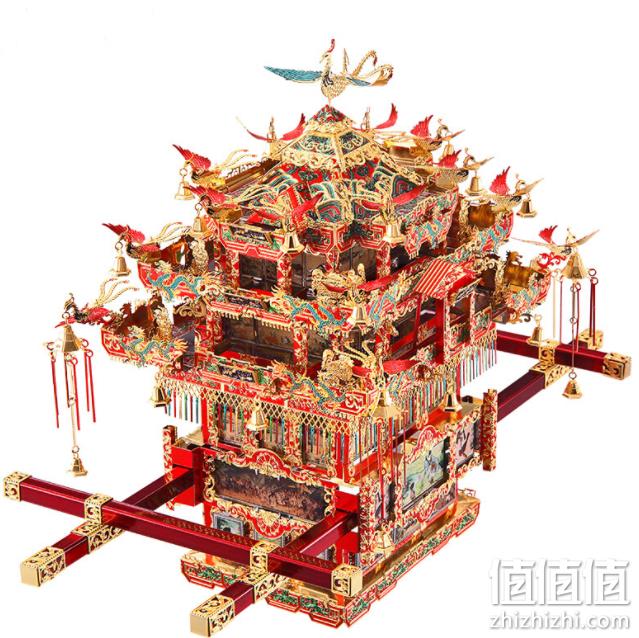 拼酷 3D 金属 立体花轿 拼装模型P116-RGN 178元 值值值-买手聚集的地方