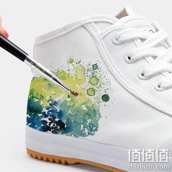 可自行DIY，feiyue 飞跃 情侣款 中帮 帆布鞋 券后79元包邮（吊牌价176元） 值值值-买手聚集的地方