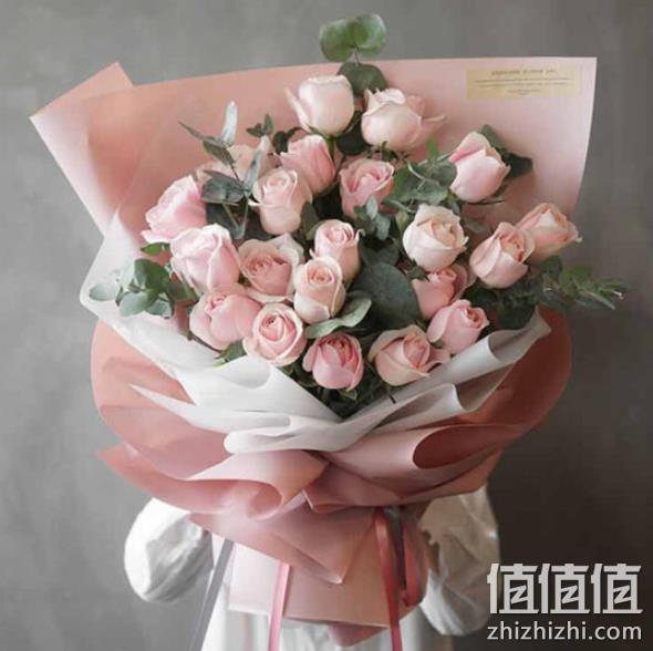 Miss Molly 安娜公主 21朵粉玫瑰花束 128元 值值值-买手聚集的地方
