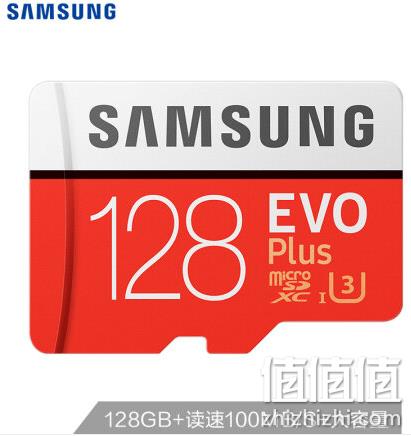 SAMSUNG 三星 EVO Plus 升级版+ MicroSD卡 128GB 119元包邮 值值值-买手聚集的地方