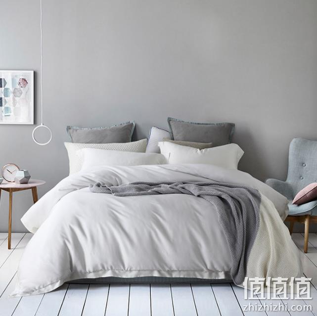 LENCIER 兰叙 60支天丝纯色简约四件套 1.5m 349元包邮 值值值-买手聚集的地方
