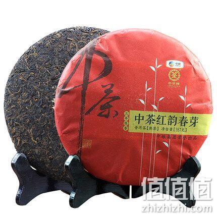 中粮旗下 中茶 红韵春芽 三年陈普洱茶357g 108元包邮（京东388元） 值值值-买手聚集的地方