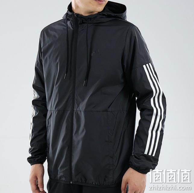 adidas 阿迪达斯 男士 梭织连帽外套 DU5183 298元 值值值-买手聚集的地方