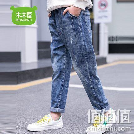 木木屋 中大童 牛仔裤 券后39元包邮（吊牌价198元） 值值值-买手聚集的地方