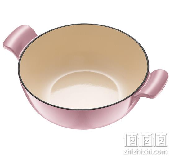 SUPOR 苏泊尔 FLT26A2 珐琅铸铁锅 樱花粉 4L 399元包邮 值值值-买手聚集的地方