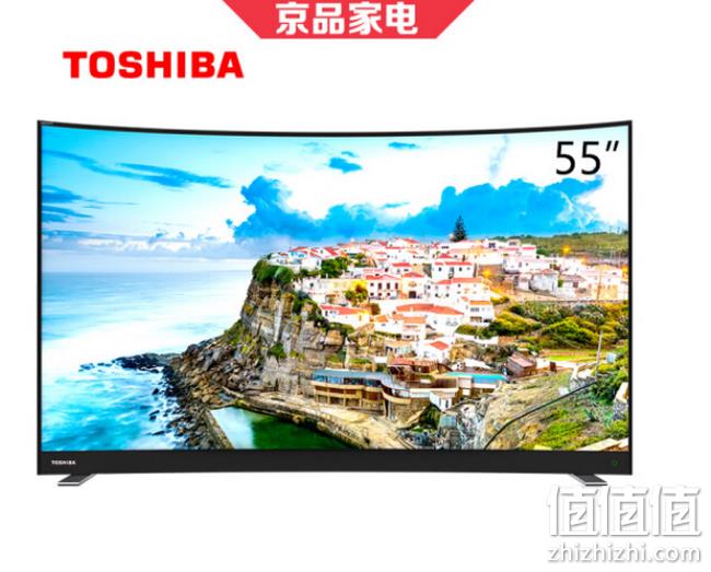 2+16g+55寸：Toshiba 东芝  4K 曲面液晶电视 55U6780C 折后2799元包邮 值值值-买手聚集的地方