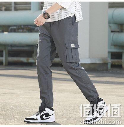 杜梵伦 男士 97%棉 束脚工装裤 券后39.9元包邮 值值值-买手聚集的地方