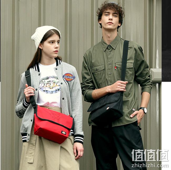 0点多色可选：Dickies 男女时尚邮差包 C021 券后125.6元包邮 值值值-买手聚集的地方