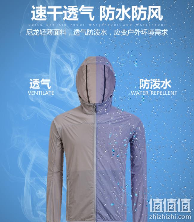 防风 防水 防晒40+ 易收纳：地球科学家 男士透气皮肤外套 双重优惠后159元包邮（吊牌价699元） 值值值-买手聚集的地方