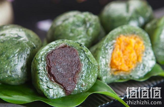 知味观 艾草蛋黄肉松豆沙 青团 580g 19.9元包邮 值值值-买手聚集的地方