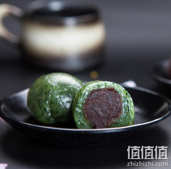 知味观 艾草蛋黄肉松豆沙 青团 580g 19.9元包邮 值值值-买手聚集的地方