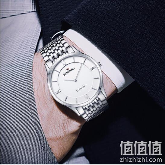 男女多款可选：瑞士 BERSINEY 波西尼 超薄情侣腕表 大额券后350元包邮 值值值-买手聚集的地方
