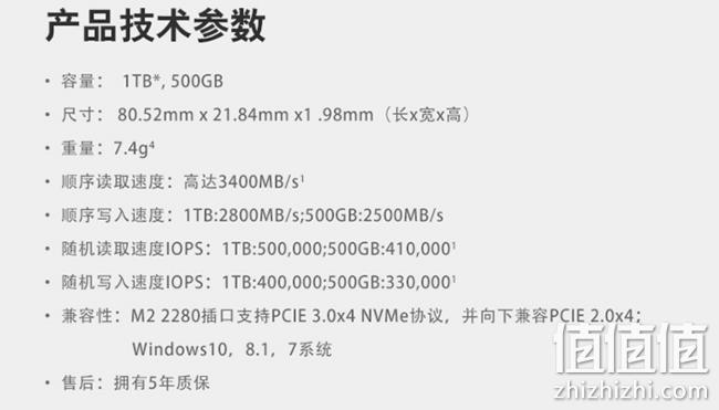 11日0点：闪迪 至尊超极速 3D版 500G M.2接口 固态硬盘 699元（长期售价1999元） 值值值-买手聚集的地方