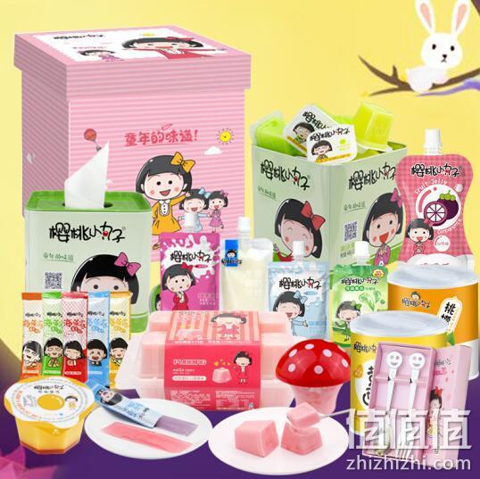 低卡低脂、好吃不胖：樱桃小丸子 果冻大礼包 49元包邮 值值值-买手聚集的地方