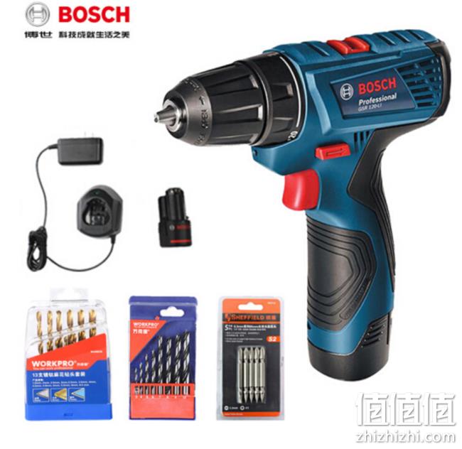 BOSCH博世  GSR120-Li 家用充电钻 单电版 310元（亚马逊中国折后370元） 值值值-买手聚集的地方