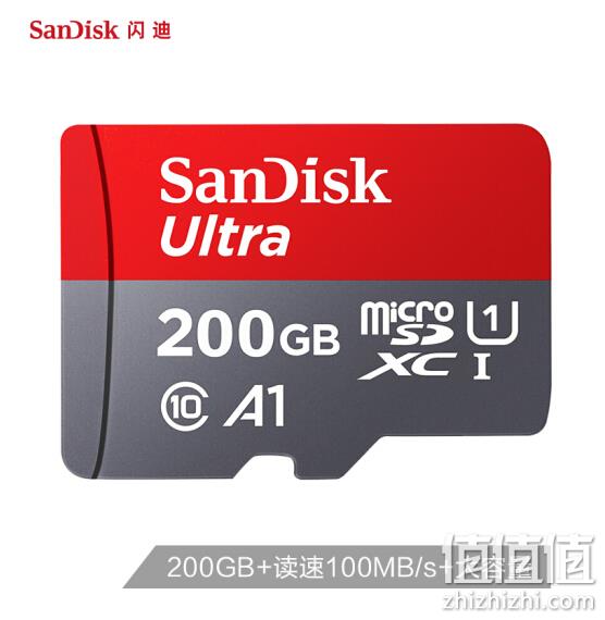 8小时后结束：SanDisk 闪迪 A1 存储卡 200GB 秒杀价199元包邮 值值值-买手聚集的地方