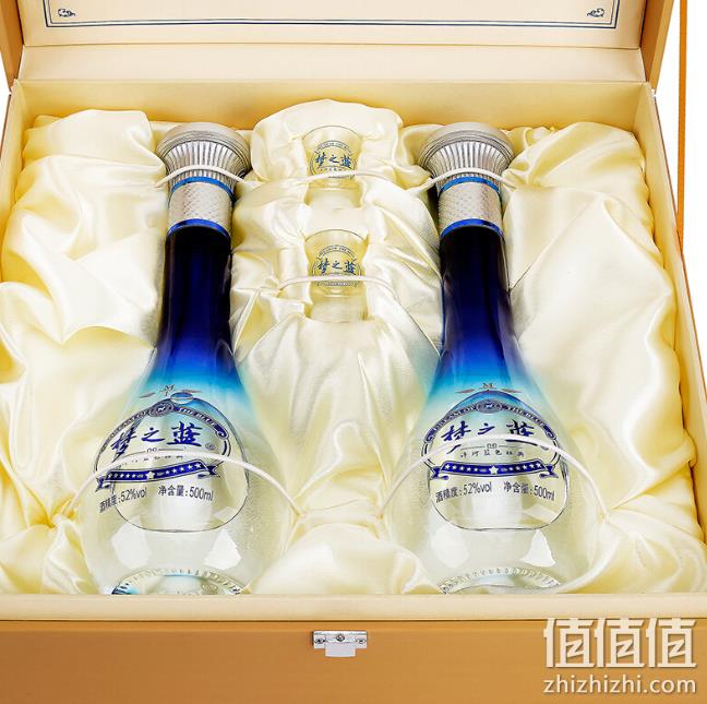 洋河蓝色经典 梦之蓝M1 52度 浓香型白酒500mlx2瓶 礼盒装 双重优惠509元（京东779元） 值值值-买手聚集的地方