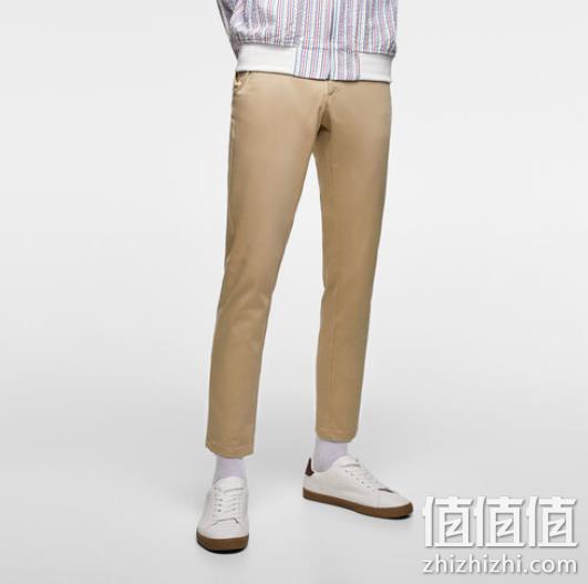 Zara 新款 男士 及踝修身休闲裤 79元（专柜259元） 值值值-买手聚集的地方