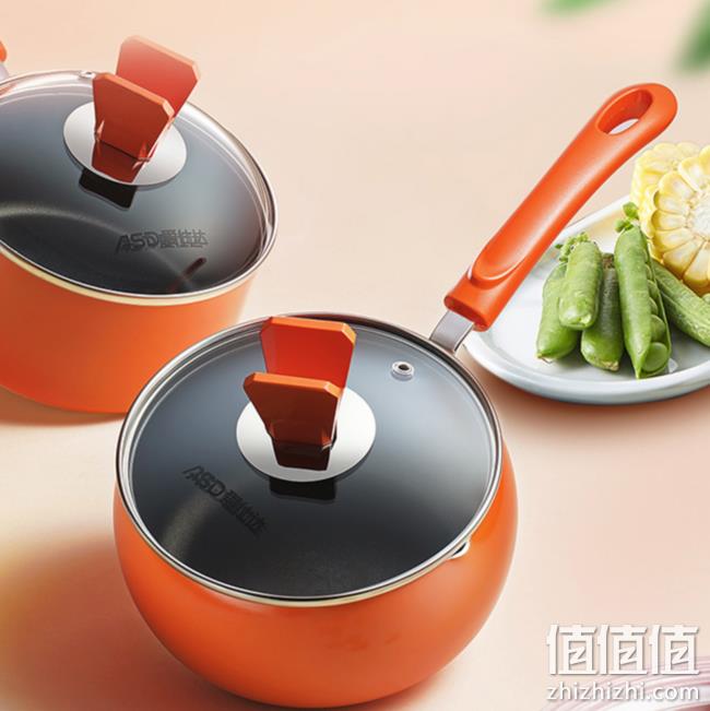 明火专用，爱仕达 不粘汤奶锅 16cm 39元包邮 值值值-买手聚集的地方