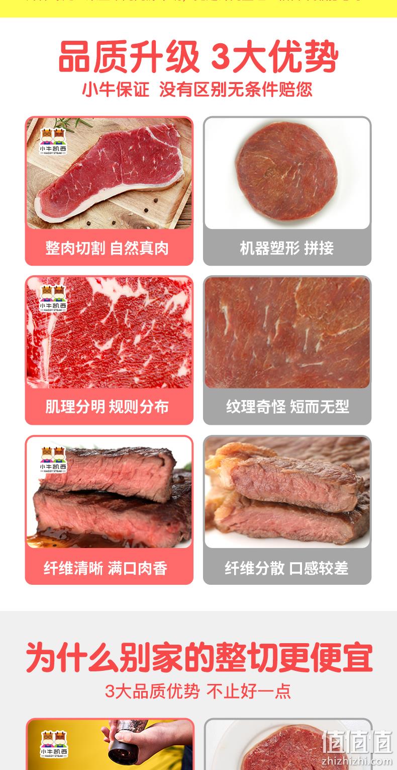 原切，餐厅同款! 160g*10片 小牛凯西 澳洲进口原切牛排套餐 168元包邮 顺丰冷链  （上次推荐价178元） 值值值-买手聚集的地方