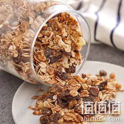 临期白菜，水果谷物黄金配比！2斤x2件，爱尔兰进口 脱脂混合水果坚果麦片 68元包邮（长期98元/袋） 值值值-买手聚集的地方