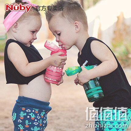 进口tritan材质，Nuby 努比 宝宝吸管杯 360ml 60元券后39元包邮（吊牌价199元） 值值值-买手聚集的地方