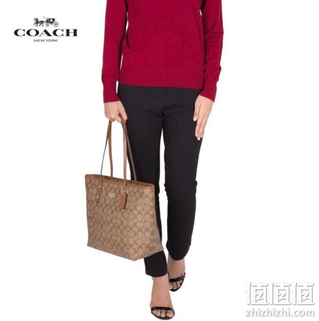 COACH 蔻驰 City Zip Tote F58292 女士单肩包 699元包邮（长期1099元） 值值值-买手聚集的地方