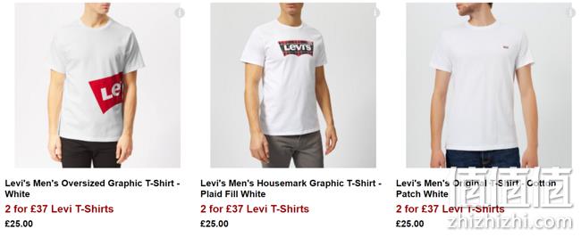 2件！26款可选，Levi's 李维斯 The Perfect 男女短袖T恤 37英镑约¥329，满50英镑免费直邮 值值值-买手聚集的地方