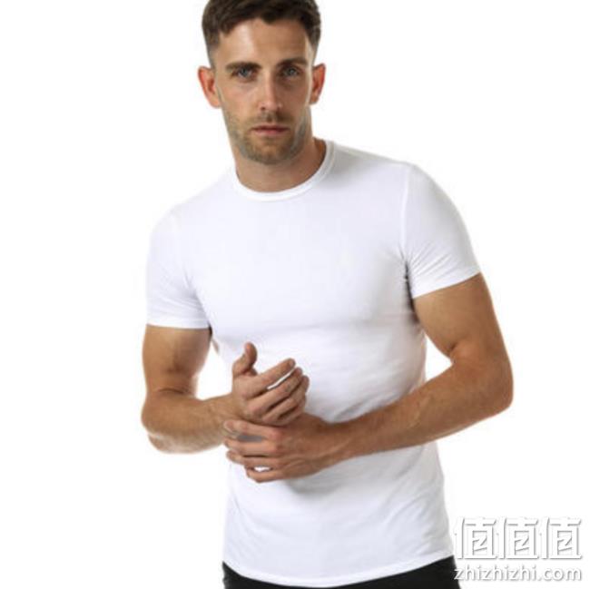 GIORGIO ARMANI 乔治·阿玛尼 Crew Neck 男士T恤 25.61英镑约¥225（原价79.29英镑） 值值值-买手聚集的地方