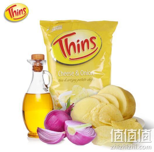 澳大利亚原装进口 Thins纤味 土豆片 175g 乳酪洋葱味 9.9元包邮 值值值-买手聚集的地方