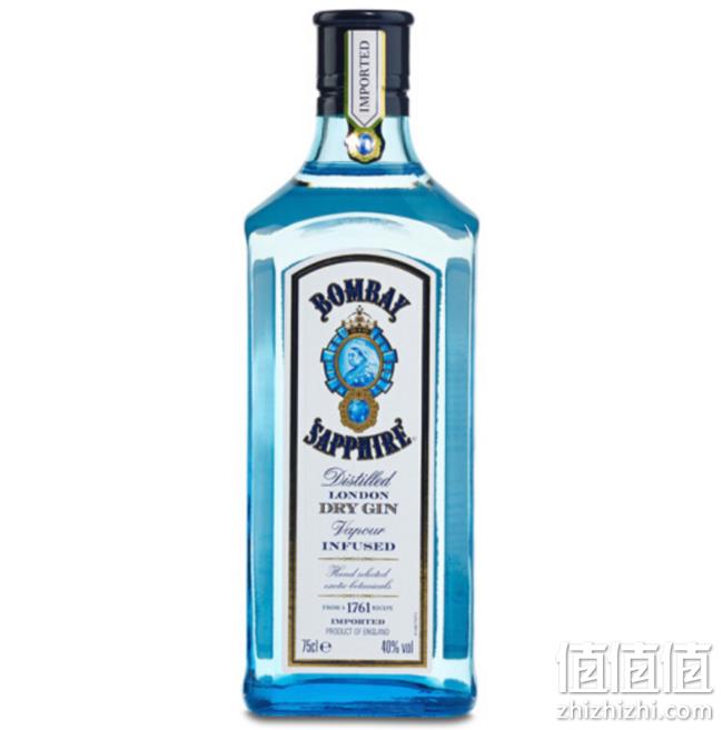 Bombay孟买 金酒 蓝宝石金酒 750ml 3件8折后79.2元（长期99元） 值值值-买手聚集的地方