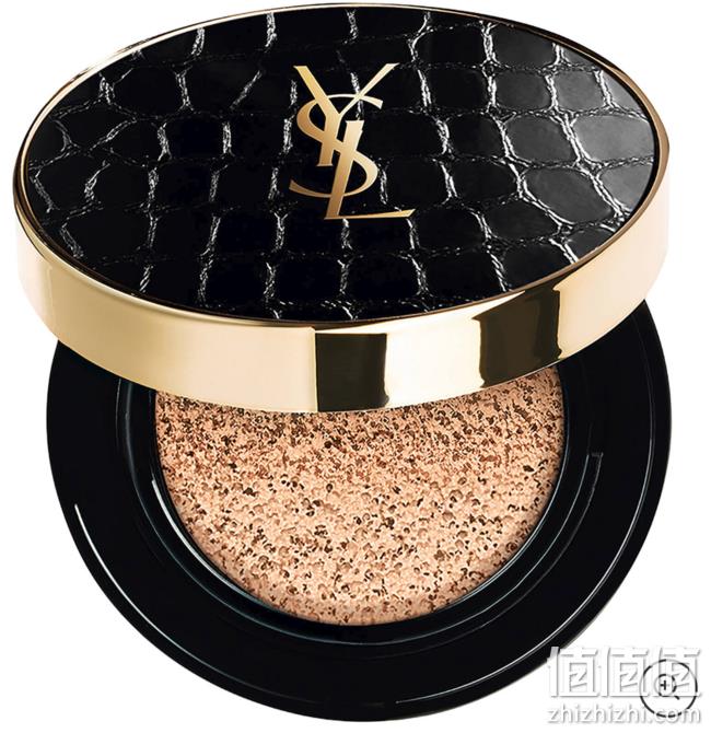 自然妆感！限定款，YSL 皮革羽毛气垫粉饼 14g 34.8英镑约¥308（天猫510元） 值值值-买手聚集的地方