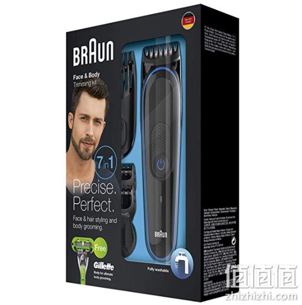 可剃须可修剪！BRAUN博朗 MGK3040 多功能七合一精密修剪器 prime会员凑单免费直邮到手约160元 值值值-买手聚集的地方