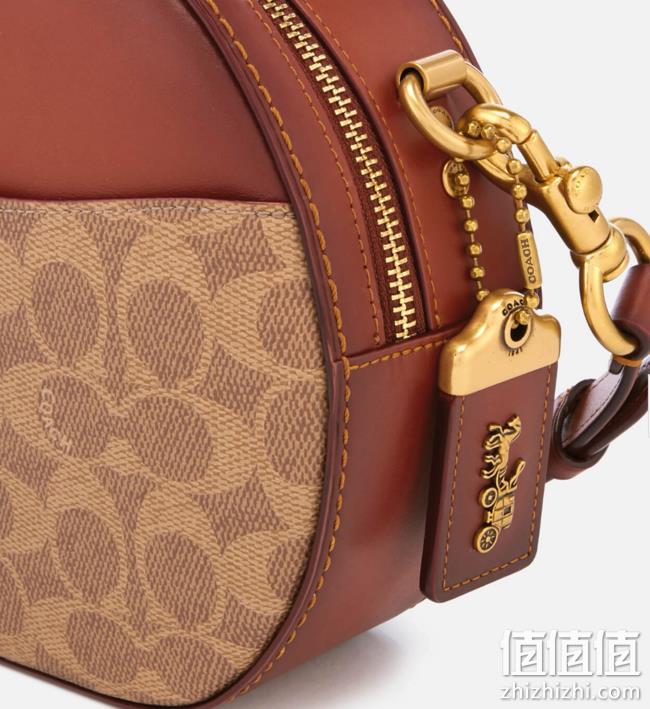 COACH蔻驰 COATED CANVAS 女士圆形斜挎包 221.25英镑约¥1959（原价295英镑） 值值值-买手聚集的地方