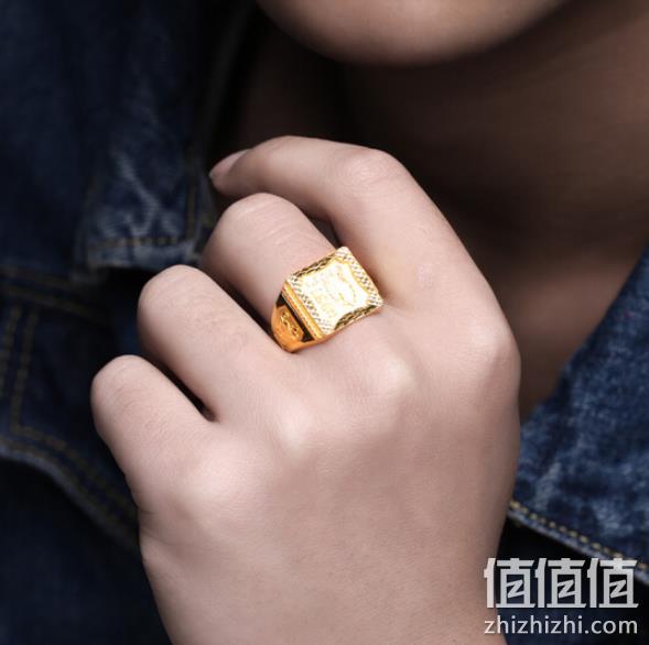299元/克，CHJ 潮宏基 16.1g 一帆风顺 男士 足金戒子 双重优惠4814元 值值值-买手聚集的地方