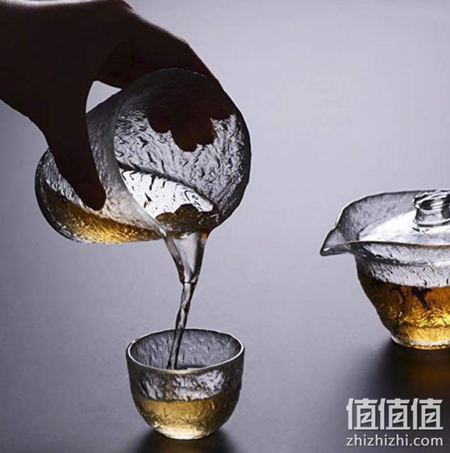 GINIX 鲸意 日式耐热玻璃锤目纹茶具 4件套 89元包邮（原价299元） 值值值-买手聚集的地方
