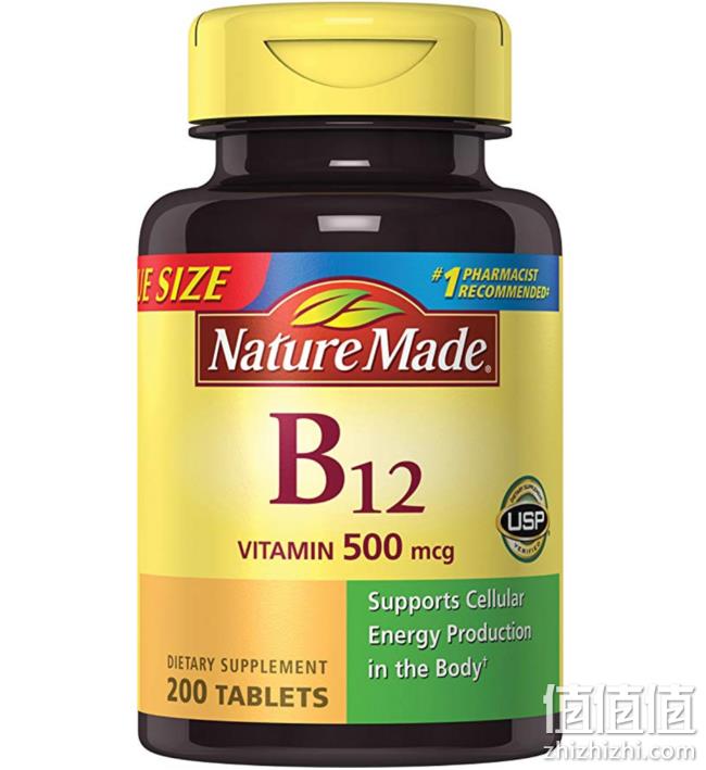 Nature Made 维生素B12 200片 prime会员凑单直邮含税到手约74元（天猫173元/160片） 值值值-买手聚集的地方