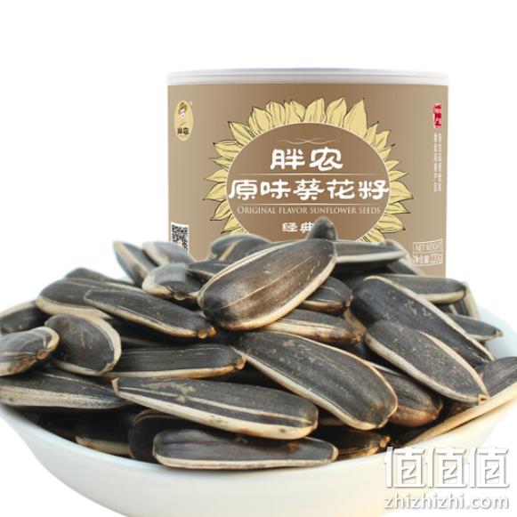 2件 胖农 内蒙古 原味大瓜子 220gx6罐 礼盒装 Plus会员双重优惠103元 值值值-买手聚集的地方