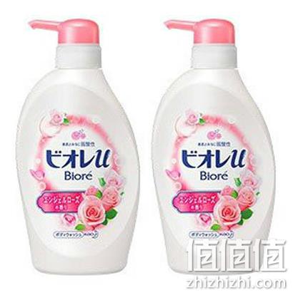 Biore 碧柔 香甜玫瑰味沐浴露 480mlx2瓶 1081日元约￥66 值值值-买手聚集的地方