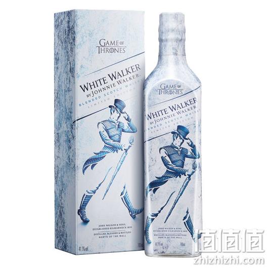 3件 尊尼获加 权力的游戏 White Walker限量款 调配威士忌 700ml 643元（长期售价319元每件） 值值值-买手聚集的地方