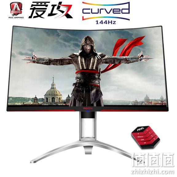 AGON 爱攻 AG2系列 AG322QCX 电竞显示器 31.5英寸 秒杀价2749元包邮 值值值-买手聚集的地方