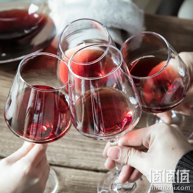 即物 玻璃红酒杯 350ml 2只装 券后7.99元包邮 值值值-买手聚集的地方