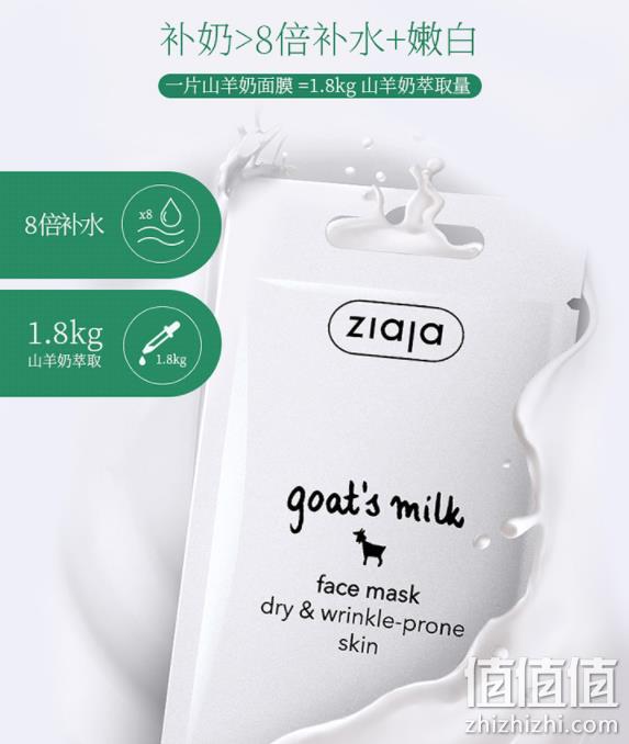 来自波兰的嫩滑小奶包：7mlx20片x3件 波兰进口 齐叶雅 山羊奶涂抹式面膜 173.46元包邮 值值值-买手聚集的地方