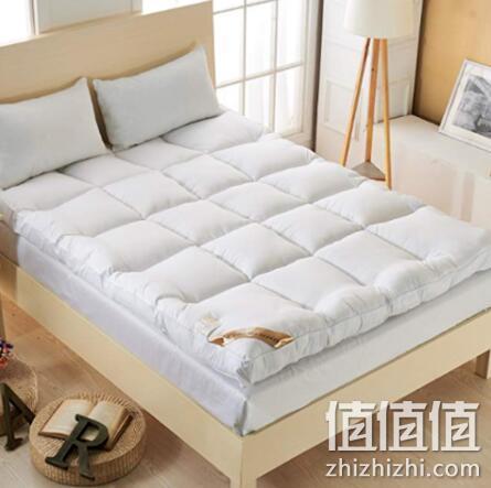 厚10cm、重3.4kg：90x200cm Xanlenss 轩蓝仕 纯色加厚立体羽丝绒床垫 179元包邮 值值值-买手聚集的地方